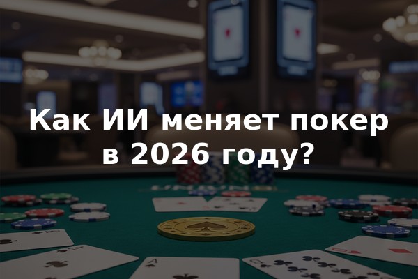 Как ИИ меняет покер в 2026 году?