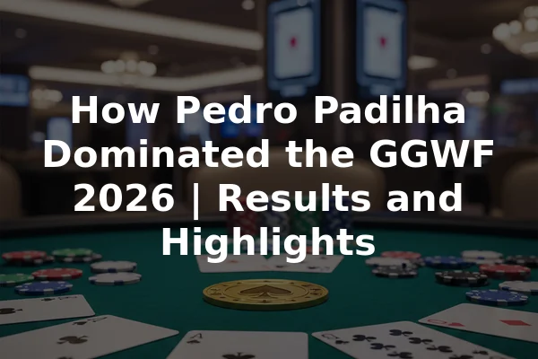 How Pedro Padilha Dominated the GGWF 2026 | Results and Highlights