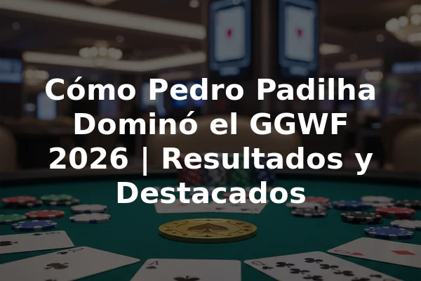 Cómo Pedro Padilha Dominó el GGWF 2026 | Resultados y Destacados