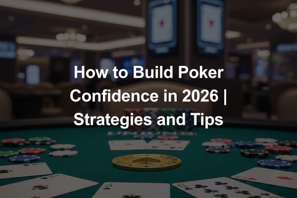How to Build Poker Confidence in 2026 | Strategies and Tips