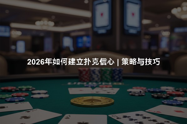 2026年如何建立扑克信心 | 策略与技巧