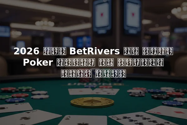 2026 में BetRivers पर अपने Poker मूल्य को अधिकतम कैसे करें