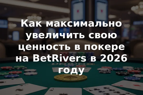 Как максимально увеличить свою ценность в покере на BetRivers в 2026 году