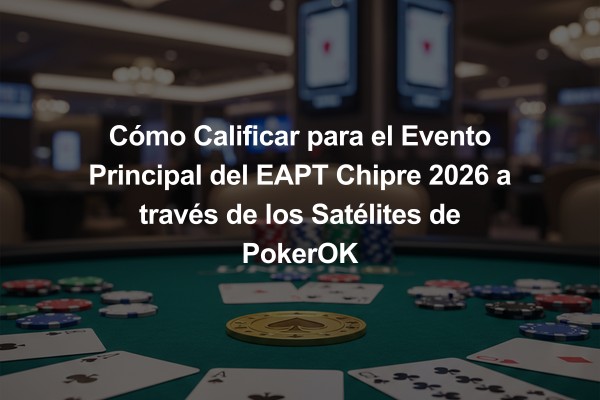Cómo Calificar para el Evento Principal del EAPT Chipre 2026 a través de los Satélites de PokerOK