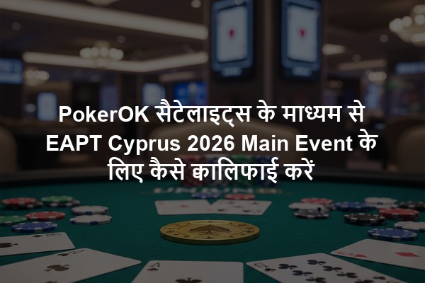 PokerOK सैटेलाइट्स के माध्यम से EAPT Cyprus 2026 Main Event के लिए कैसे क्वालिफाई करें