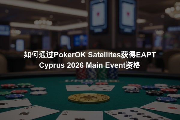 如何通过PokerOK Satellites获得EAPT Cyprus 2026 Main Event资格
