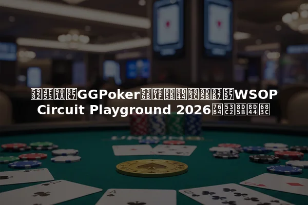 如何通过GGPoker卫星赛资格赛获得WSOP Circuit Playground 2026的参赛资格
