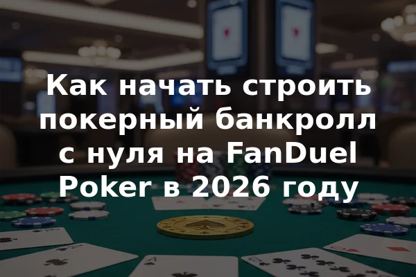 Как начать строить покерный банкролл с нуля на FanDuel Poker в 2026 году