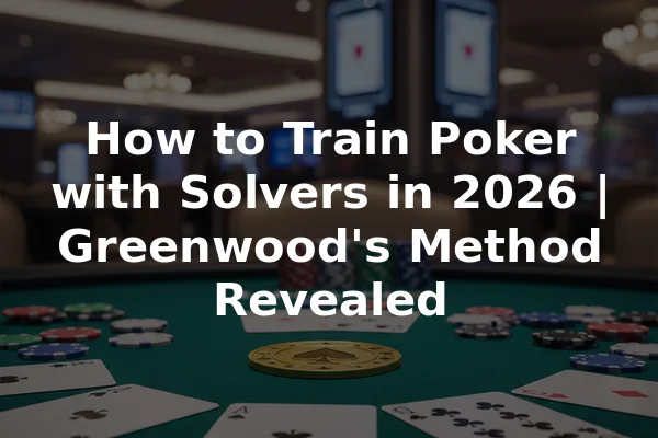 How to Train Poker with Solvers in 2026 | Greenwood's Method Revealed