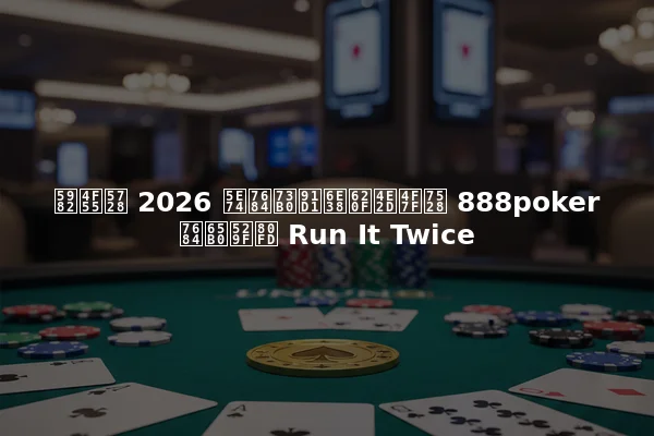 如何在 2026 年的现金游戏中使用 888poker 的新功能 Run It Twice