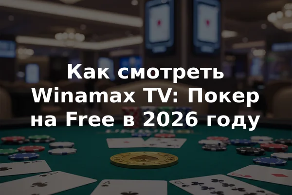 Как смотреть Winamax TV: Покер на Free в 2026 году