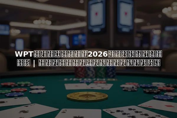 WPTバトルオブマルタ2026への旅を勝ち取る方法 | グローバルポーカープロモーション詳細