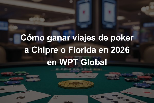 Cómo ganar viajes de poker a Chipre o Florida en 2026 en WPT Global