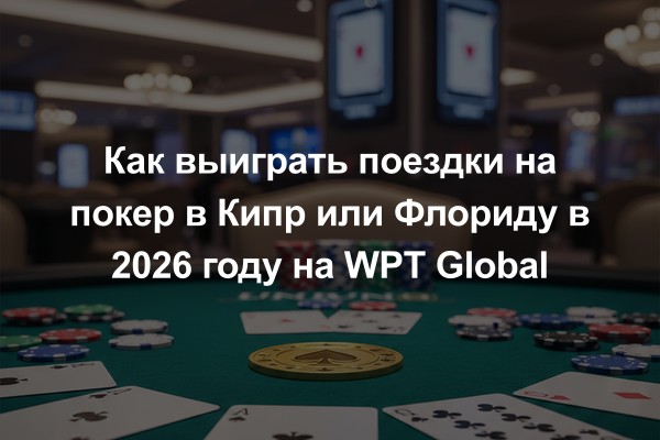 Как выиграть поездки на покер в Кипр или Флориду в 2026 году на WPT Global