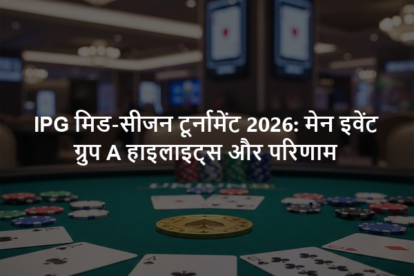 IPG मिड-सीजन टूर्नामेंट 2026: मेन इवेंट ग्रुप A हाइलाइट्स और परिणाम