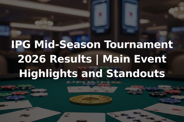 IPG Mid-Season Tournament 2026 Results | Main Event Highlights and Standouts
