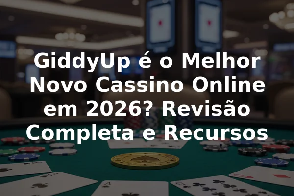 GiddyUp é o Melhor Novo Cassino Online em 2026? Revisão Completa e Recursos