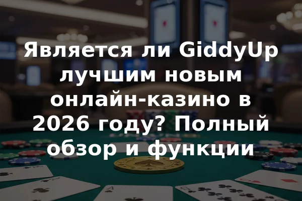 Является ли GiddyUp лучшим новым онлайн-казино в 2026 году? Полный обзор и функции
