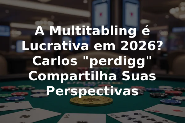 A Multitabling é Lucrativa em 2026? Carlos "perdigg" Compartilha Suas Perspectivas