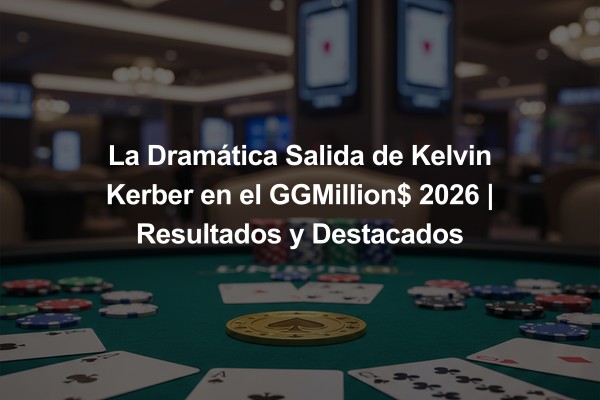 La Dramática Salida de Kelvin Kerber en el GGMillion$ 2026 | Resultados y Destacados