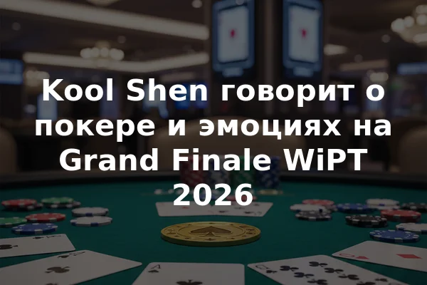 Kool Shen говорит о покере и эмоциях на Grand Finale WiPT 2026