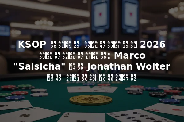 KSOP साउथ अमेरिका 2026 हाइलाइट्स: Marco "Salsicha" और Jonathan Wolter की बड़ी जीतें