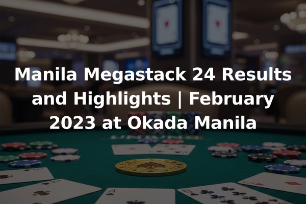 Manila Megastack 24 Results and Highlights | February 2023 at Okada Manila