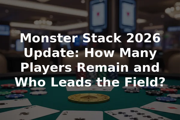 Monster Stack 2026 Update: How Many Players Remain and Who Leads the Field?