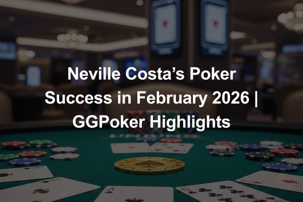 Neville Costa’s Poker Success in February 2026 | GGPoker Highlights