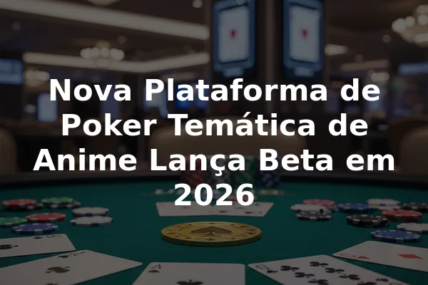 Nova Plataforma de Poker Temática de Anime Lança Beta em 2026