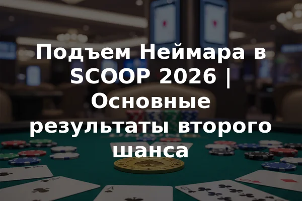 Подъем Неймара в SCOOP 2026 | Основные результаты второго шанса