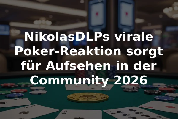NikolasDLPs virale Poker-Reaktion sorgt für Aufsehen in der Community 2026