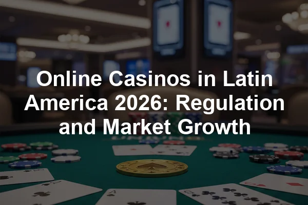 Online Casinos in Latin America 2026: Regulation and Market Growth