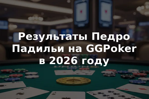 Результаты Педро Падильи на GGPoker в 2026 году