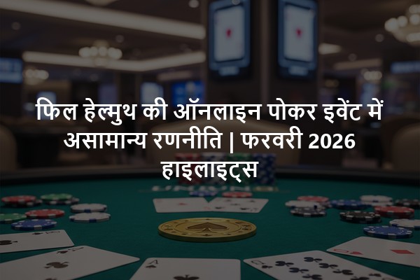 फिल हेल्मुथ की ऑनलाइन पोकर इवेंट में असामान्य रणनीति | फरवरी 2026 हाइलाइट्स