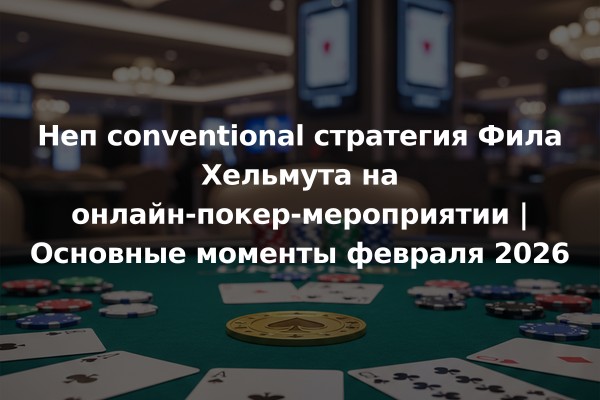 Неп conventional стратегия Фила Хельмутa на онлайн-покер-мероприятии | Основные моменты февраля 2026 года