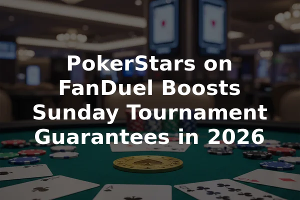 PokerStars on FanDuel Boosts Sunday Tournament Guarantees in 2026