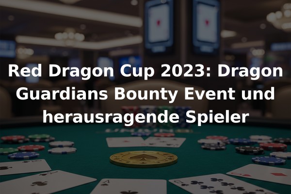 Red Dragon Cup 2023: Dragon Guardians Bounty Event und herausragende Spieler