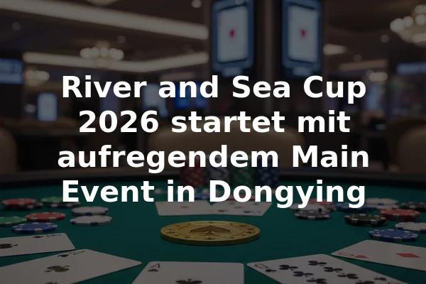 River and Sea Cup 2026 startet mit aufregendem Main Event in Dongying