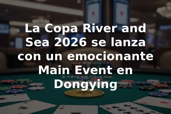 La Copa River and Sea 2026 se lanza con un emocionante Main Event en Dongying