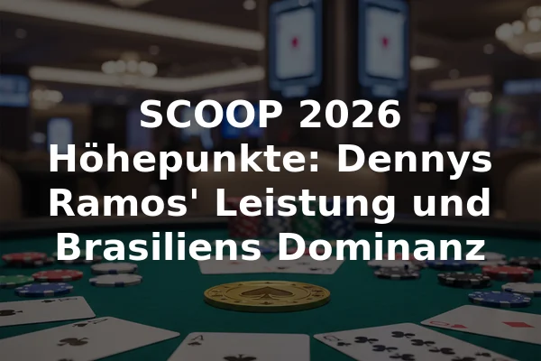 SCOOP 2026 Höhepunkte: Dennys Ramos' Leistung und Brasiliens Dominanz