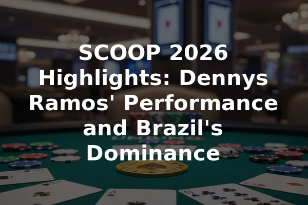 SCOOP 2026 Highlights: Dennys Ramos' Performance and Brazil's Dominance