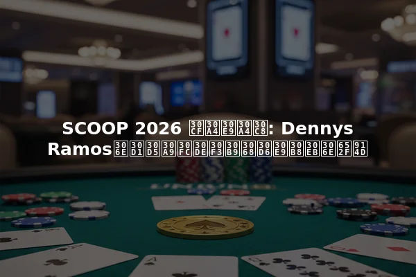 SCOOP 2026 ハイライト: Dennys Ramosのパフォーマンスとブラジルの支配