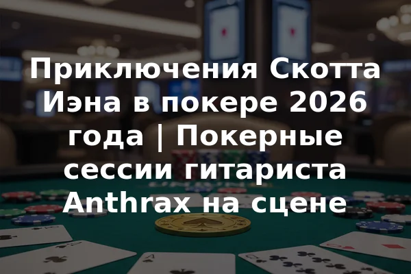 Приключения Скотта Иэна в покере 2026 года | Покерные сессии гитариста Anthrax на сцене