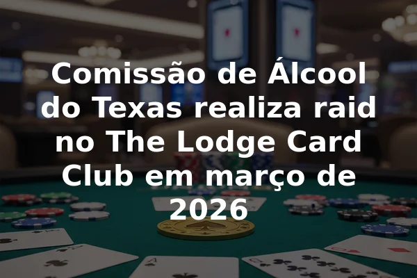 Comissão de Álcool do Texas realiza raid no The Lodge Card Club em março de 2026