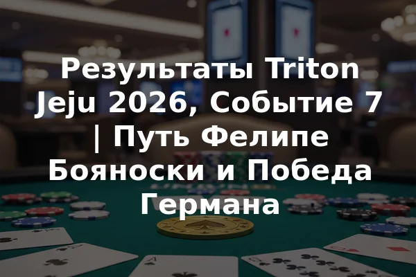 Результаты Triton Jeju 2026, Событие 7 | Путь Фелипе Бояноски и Победа Германа