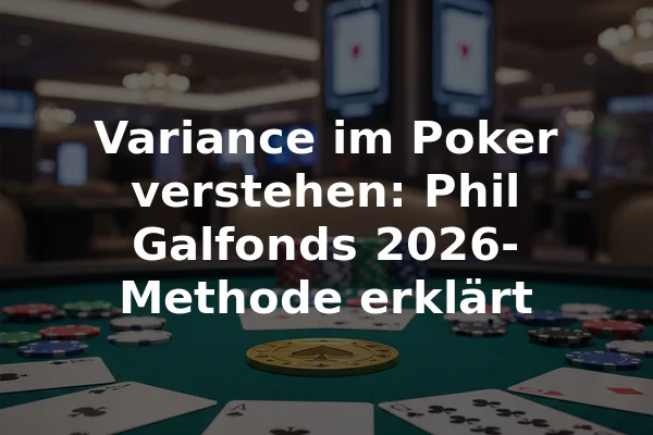 Variance im Poker verstehen: Phil Galfonds 2026-Methode erklärt