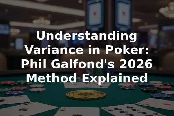 Understanding Variance in Poker: Phil Galfond's 2026 Method Explained