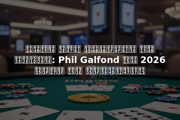 पोकर में वैरिएंस को समझना: Phil Galfond की 2026 विधि का विश्लेषण