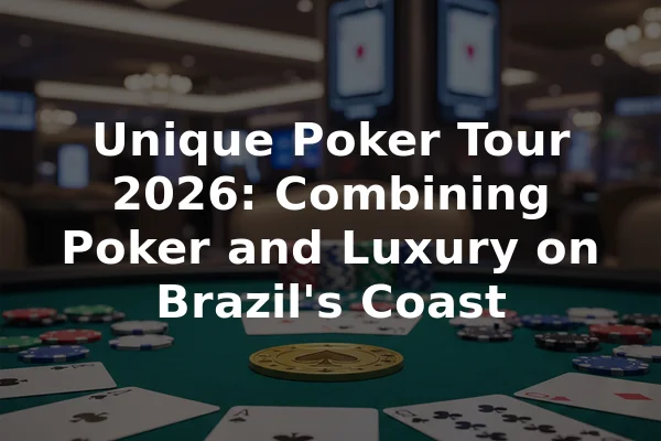 Unique Poker Tour 2026: Combining Poker and Luxury on Brazil's Coast